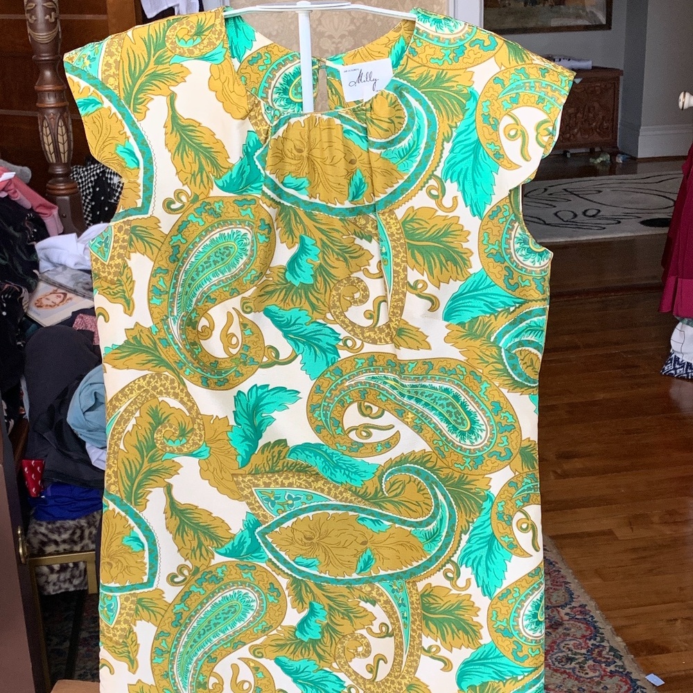 Milly New York silk dress. Worn 1x then dry cleaned.